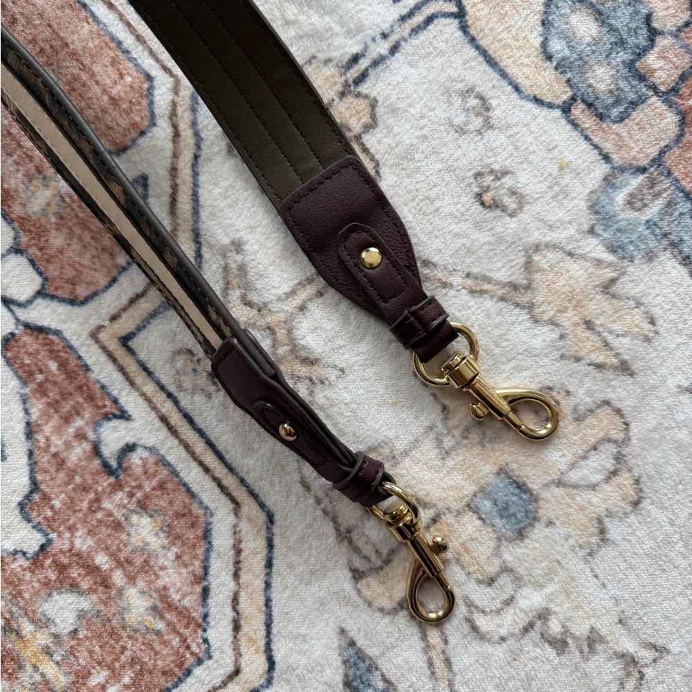 Leopard and Gold Crossbody/Shoulder Strap Bag Strap